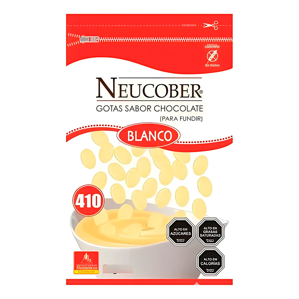 Cobertura Gotas Chocolate Blanco Neucober