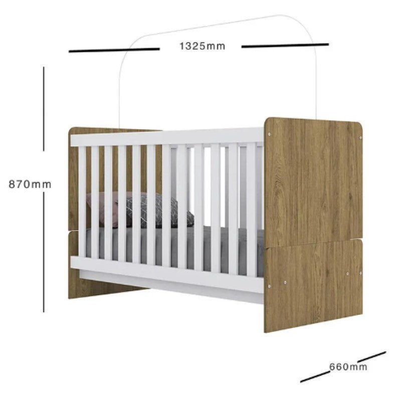 Cuna Multifuncional Laberinto Henn - Relámpago.Shop