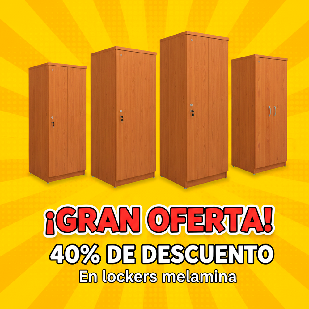 Promo 40% Lockers