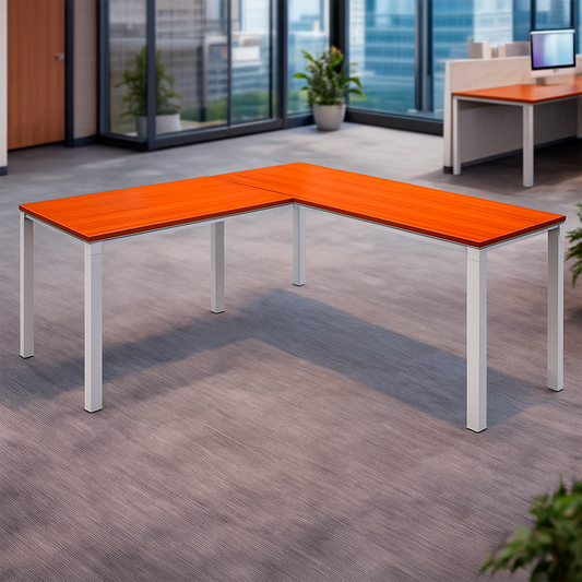 Estación Bench en L 150 cm x 210 cm Peral