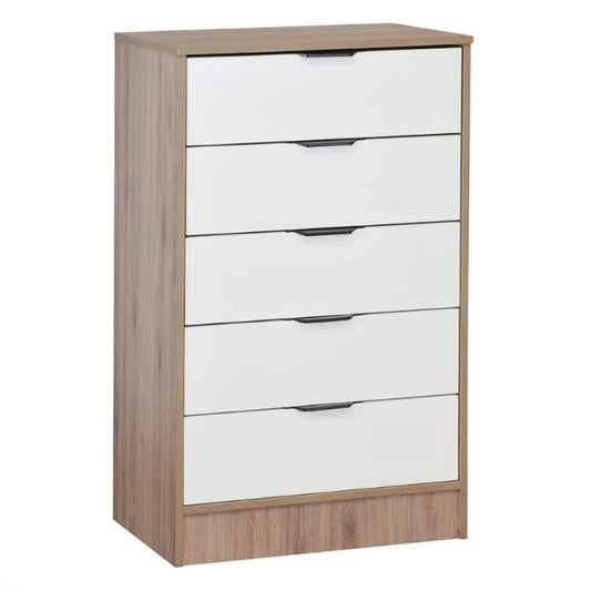 Cómoda cover 5 cajones Roble Santana