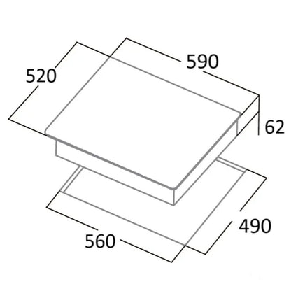 Encimera Vitrocerámica Teb-tai460