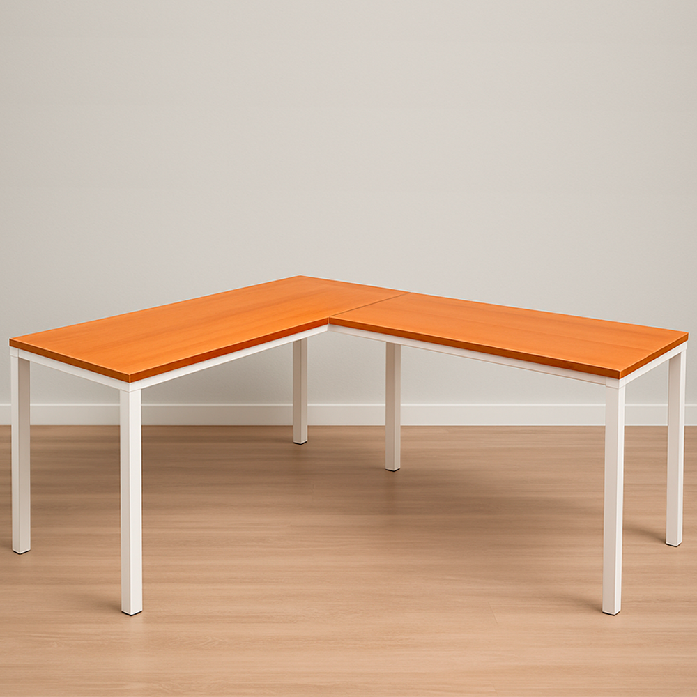 Estación Bench en L 180 cm x 150 cm Peral