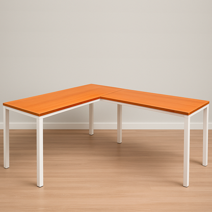Estación Bench en L 180 cm x 150 cm Peral