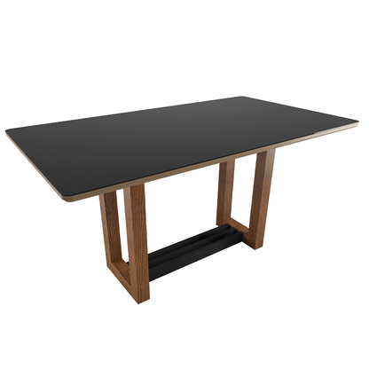 Comedor Louise con 6 Sillas Livia Nogal