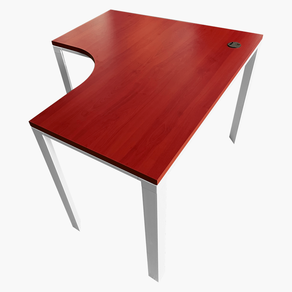 Escritorio Ferrara Tipo Bench en L 120cm Cerezo