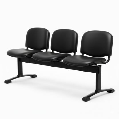 Banqueta ISO Pata Split Tapizada Negro