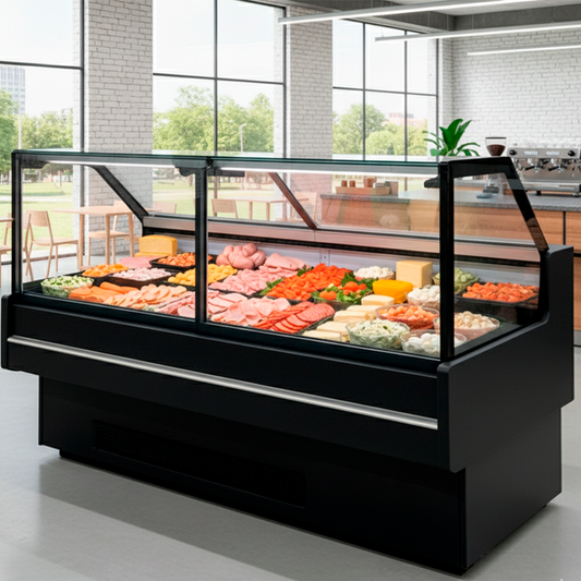 Vitrina Cúpula Alzable Recta 200cm