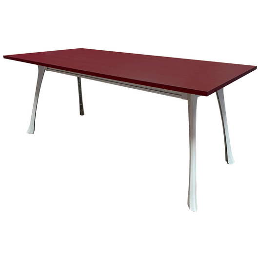 Mesa Reunión 180x90 Cerezo Pata Curva