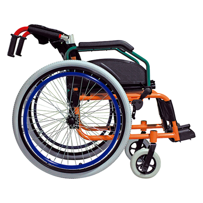 Silla de Ruedas Pediátrica con Respaldo Abatible