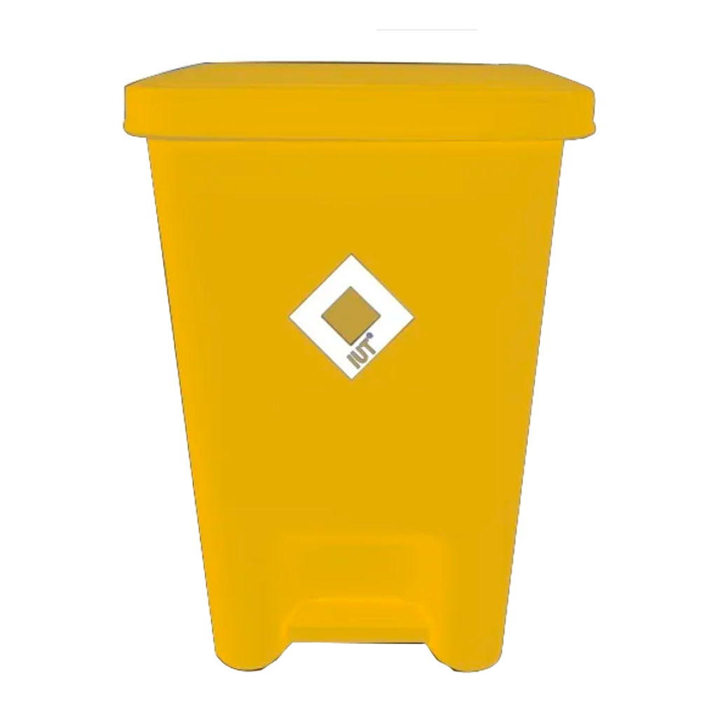 Basurero de 10 Litros Amarillo