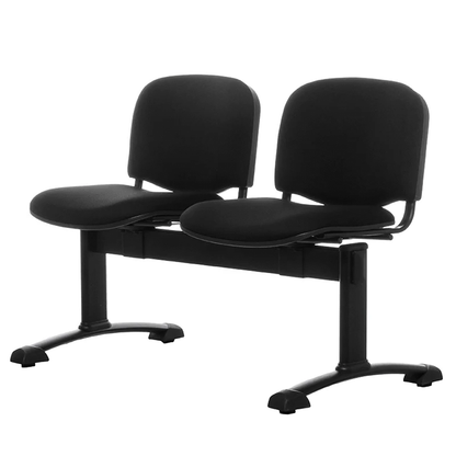 Banqueta ISO Pata Split Tapizada Negro