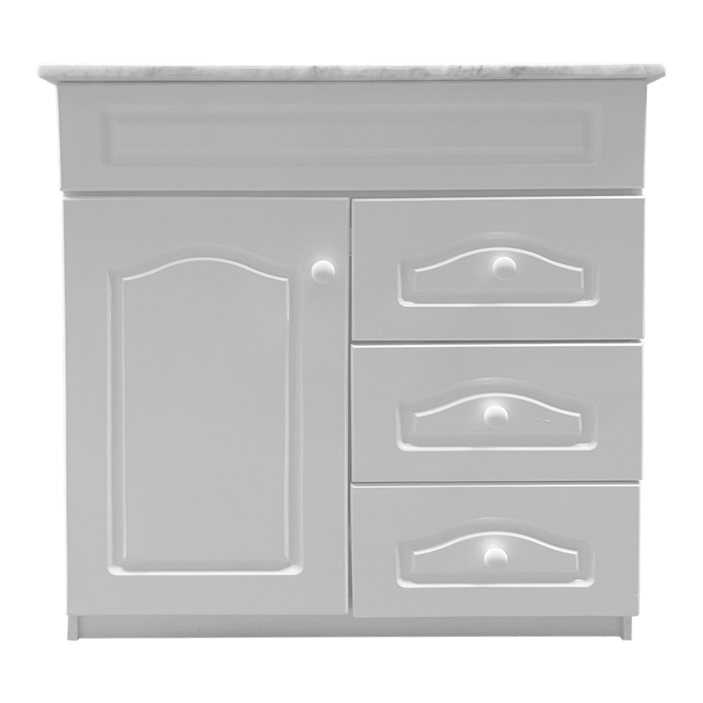 Mueble Vanitorio con Cubierta Mármol 83 cm