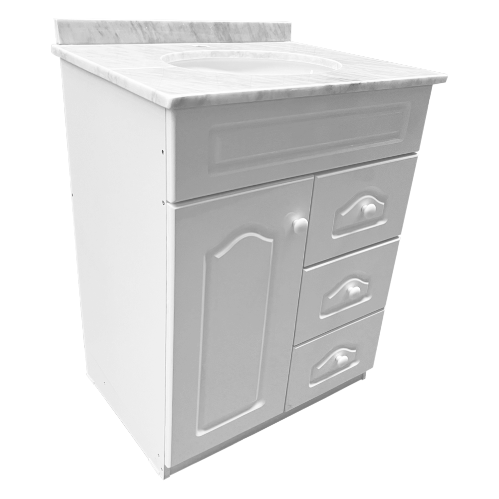 Mueble Vanitorio con Cubierta Mármol 63 cm