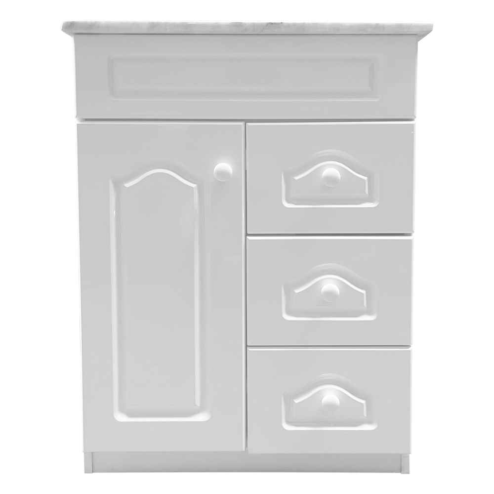 Mueble Vanitorio con Cubierta Mármol 63 cm