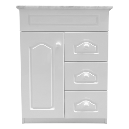 Mueble Vanitorio con Cubierta Mármol 63 cm