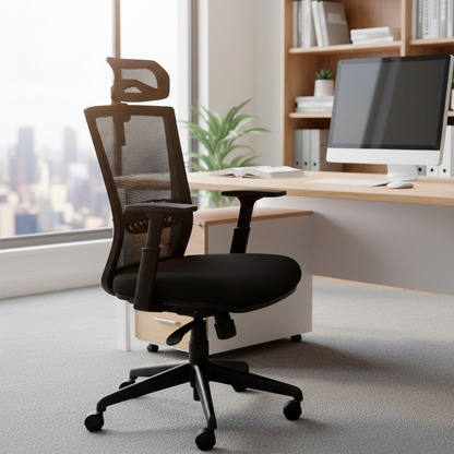 Silla Escritorio Athomik con  Cabecero