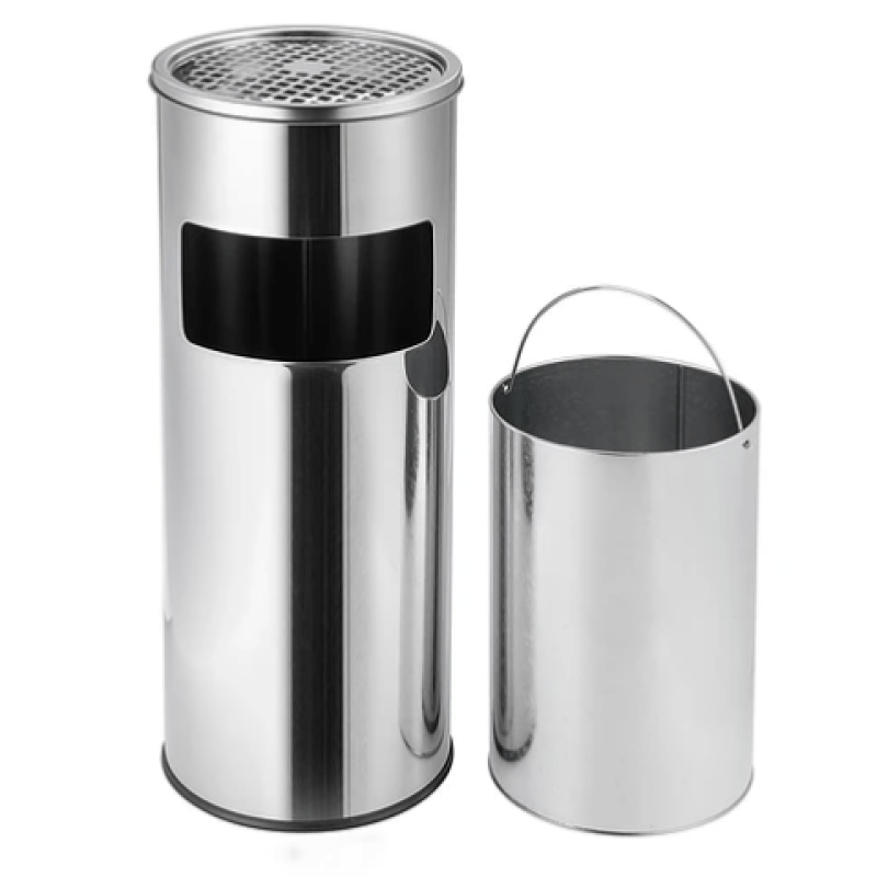 Basurero Cenicero Circular - Relámpago.Shop