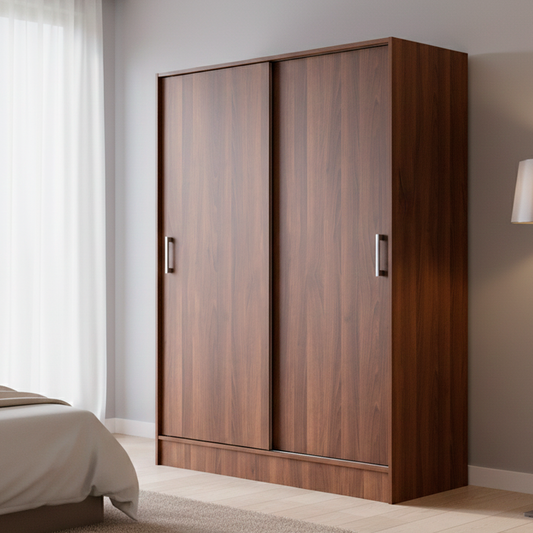 Closet 2 Puertas Corredera Nogal