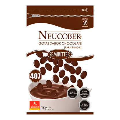 Cobertura Gotas Chocolate Neucober