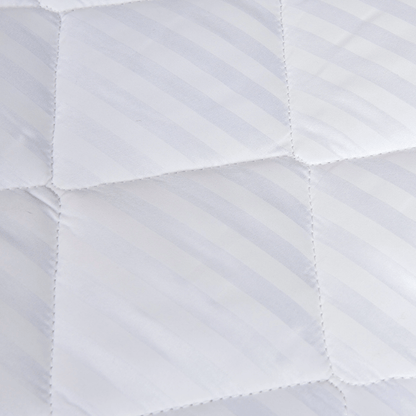 Cubre colchón 1.5 Plazas Ajustable Blanco - Relámpago.Shop