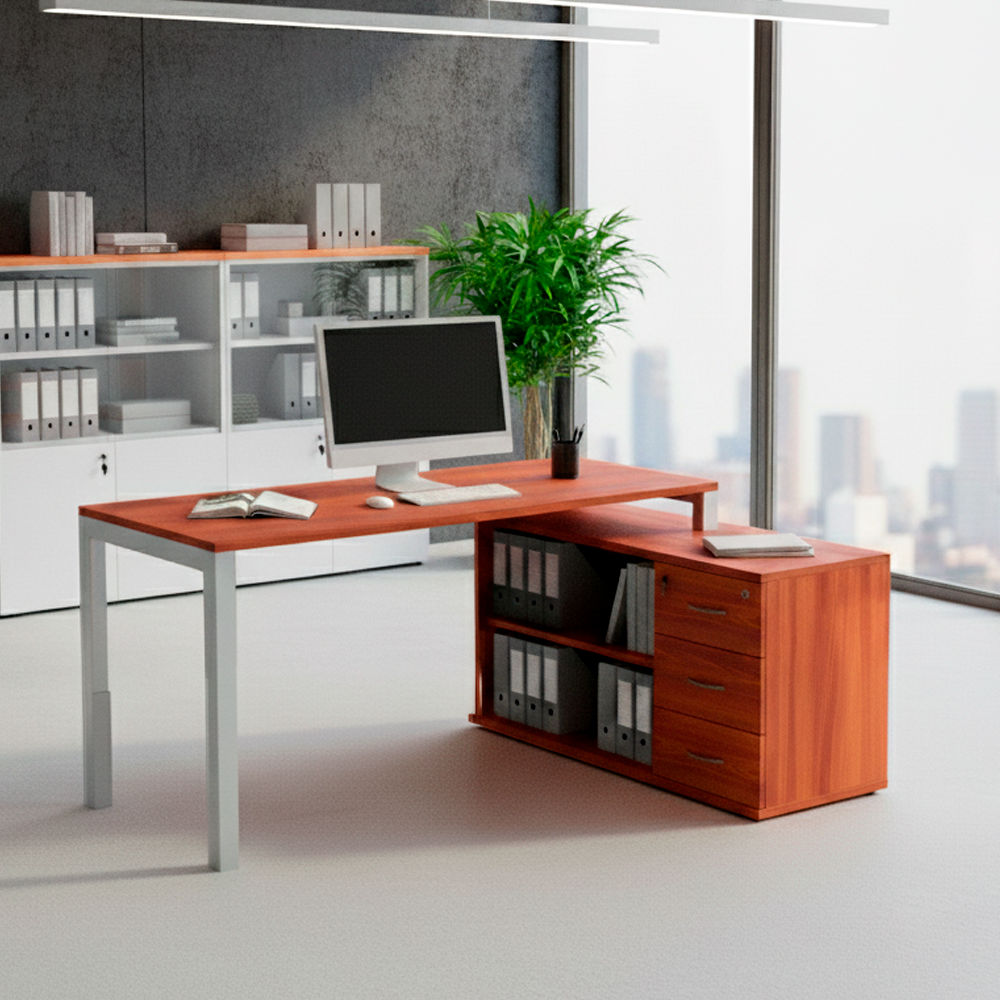 Escritorio Retorno Cerezo 150x120 cm