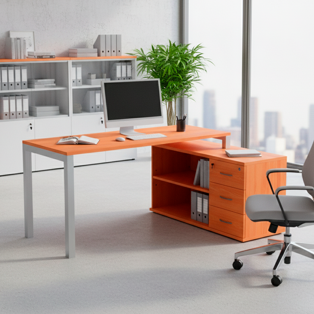 Escritorio Retorno Peral 150x120 cm