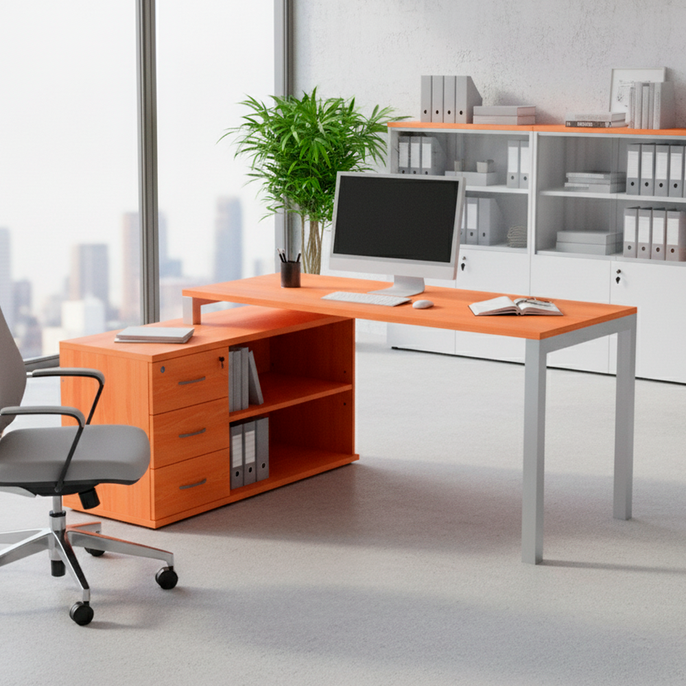 Escritorio Retorno Peral 150x120 cm