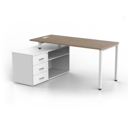 Estacion de Trabajo Paris con Gabinete Mixto 150cm - Relámpago.Shop