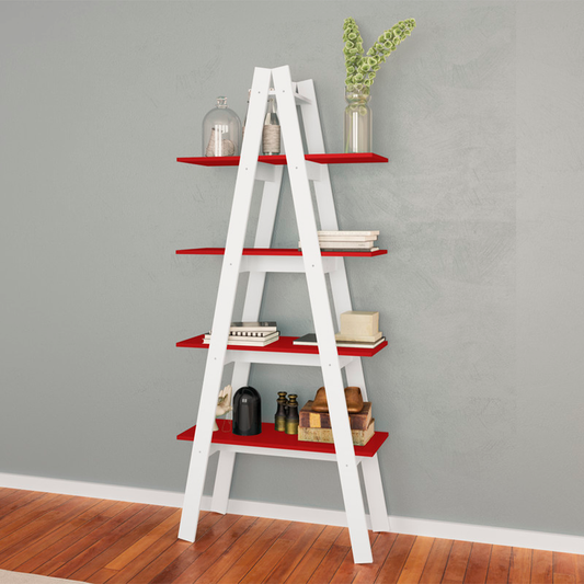 Estante Tria Blanco-Rojo