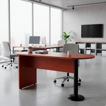 Escritorio Península Farnia 140cm Cerezo