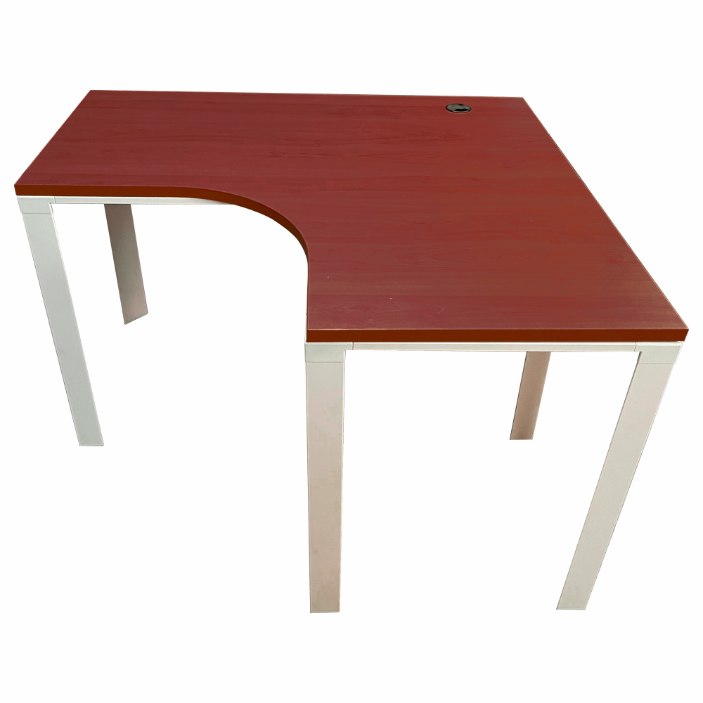 Escritorio Ferrara Tipo Bench en L 120cm Cerezo