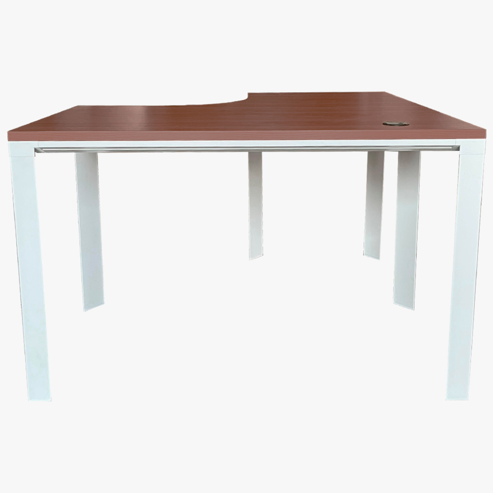 Escritorio Ferrara Tipo Bench en L 120cm Cerezo