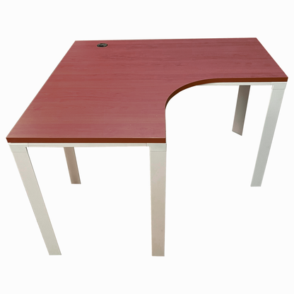 Escritorio Ferrara Tipo Bench en L 120cm Cerezo