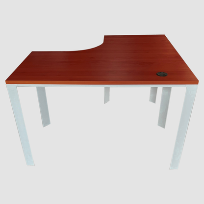 Escritorio Ferrara Tipo Bench en L 120cm Cerezo