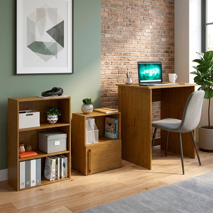 Kit Mini Home Office Carvalo