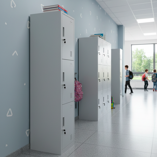 Locker Metálico 1 Cuerpo 3 Puerta