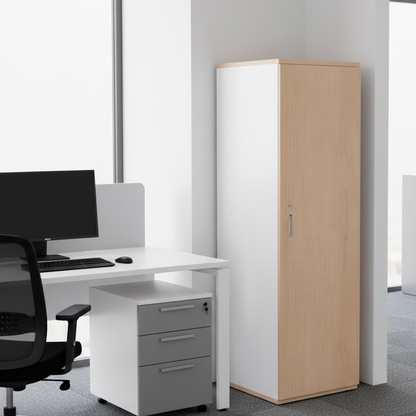 Locker Prato Barra Fija Blanco Nogal