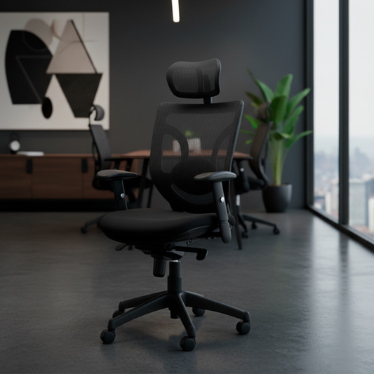 Silla Escritorio Look con Cabecero