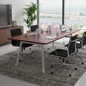 Mesa Reunión 180x90 Cerezo Pata Curva