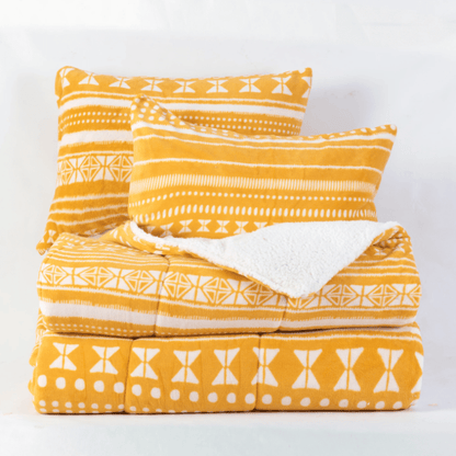 Plumón Coral Sherpa 2 Plazas Print Adis - Relámpago.Shop