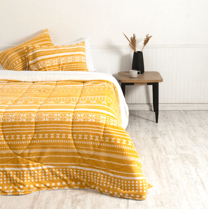 Plumón Coral Sherpa 2 Plazas Print Adis - Relámpago.Shop