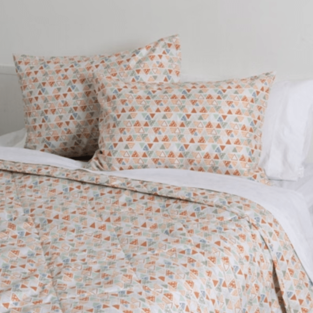 Plumón King Plazas Estampado Basic Horizon - Relámpago.Shop