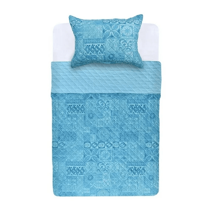 Quilt 1.5 Plazas Cosido Patchwork Tauro - Relámpago.Shop