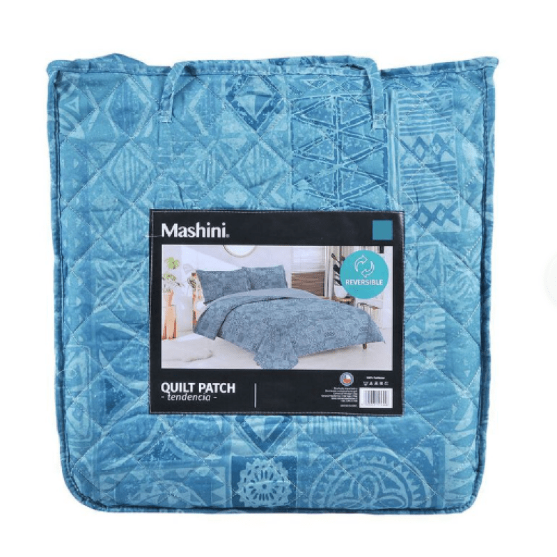 Quilt 1.5 Plazas Cosido Patchwork Tauro - Relámpago.Shop