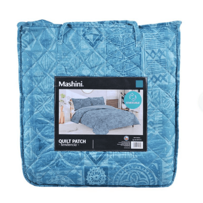 Quilt 1.5 Plazas Cosido Patchwork Tauro - Relámpago.Shop