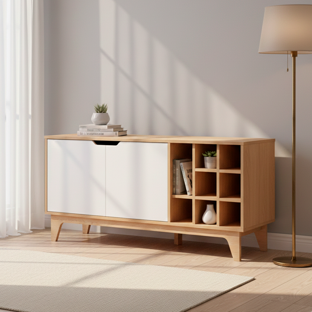 Rack Bar Kazan Carvalo/Blanco