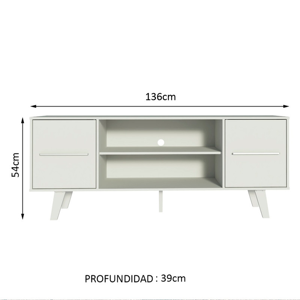 Rack para TV Copenhagen Blanco