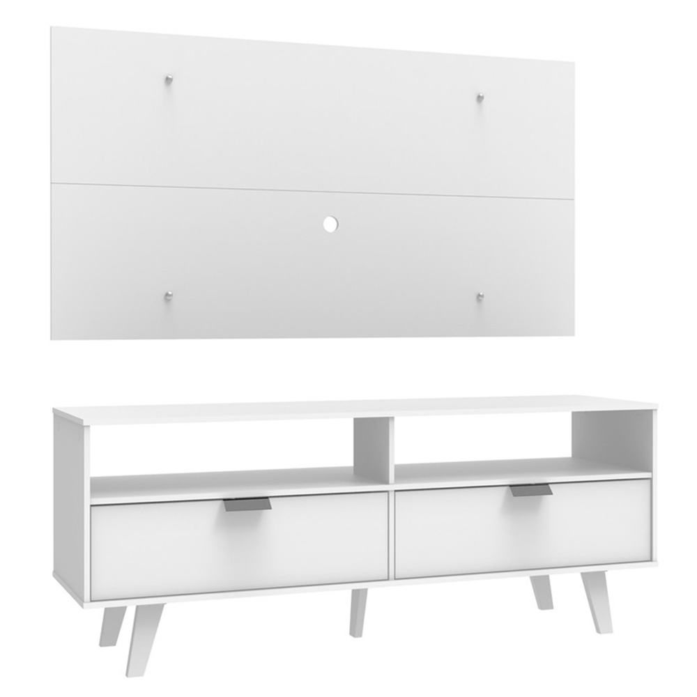 Rack con Panel Oslo Blanco