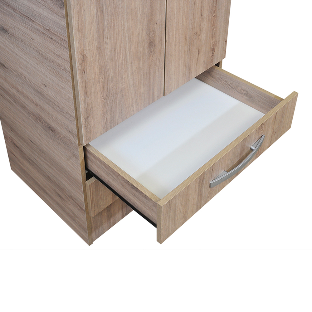Closet 2 Puertas 2 Cajones Roble Santana